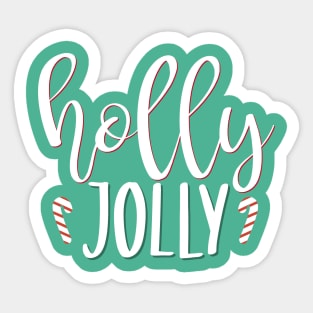 Holly Jolly Christmas Sticker